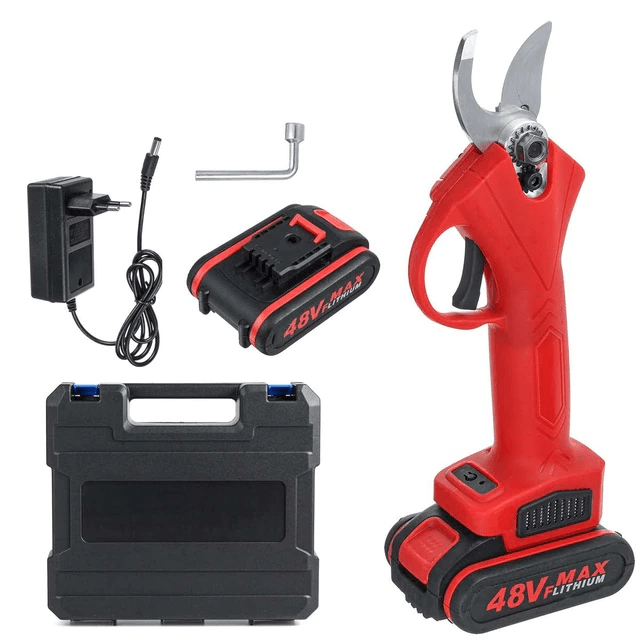 Maxwell Wireless Electric Pruning Shears with Tungsten Steel Blade – Ergonomic Garden Secateurs for Effortless Pruning