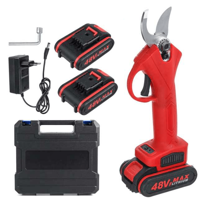 Maxwell Wireless Electric Pruning Shears with Tungsten Steel Blade – Ergonomic Garden Secateurs for Effortless Pruning