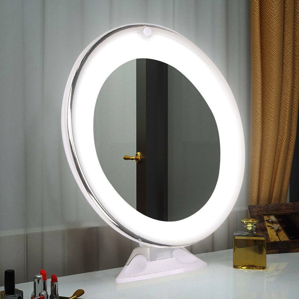 Lila 10x Magnifying LED Vanity Mirror 360° Rotation with Lights