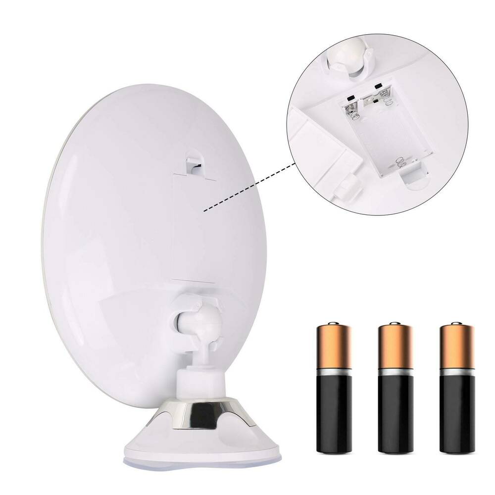 Lila 10x Magnifying LED Vanity Mirror 360° Rotation with Lights