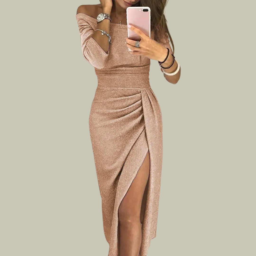 Maya | Women's Off Shoulder Long Dress