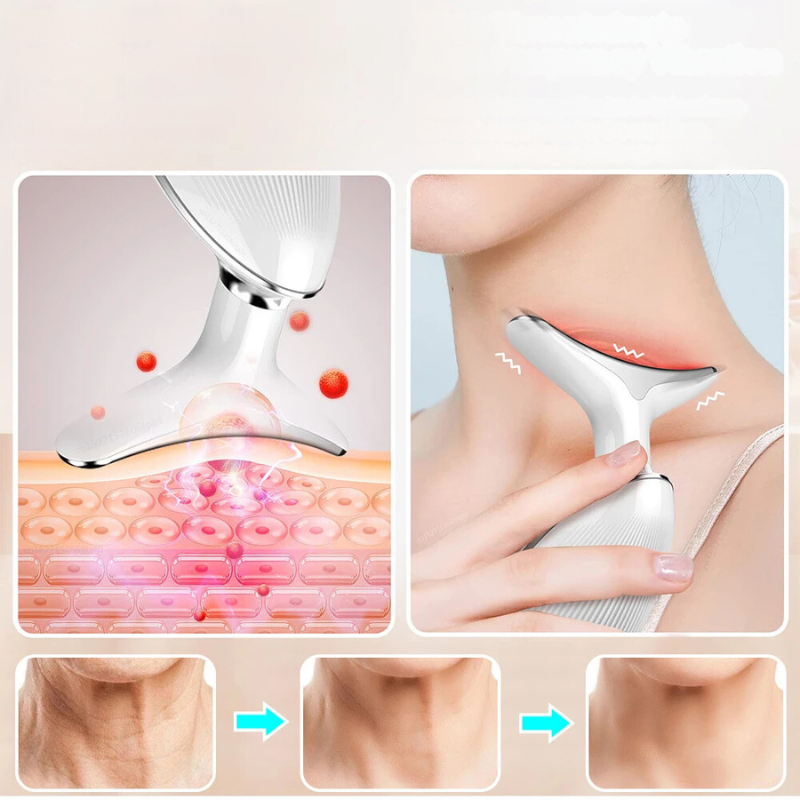 BellaLift - EMS Neck & Face Lifting Massager with Skin Tightening LED Therapy