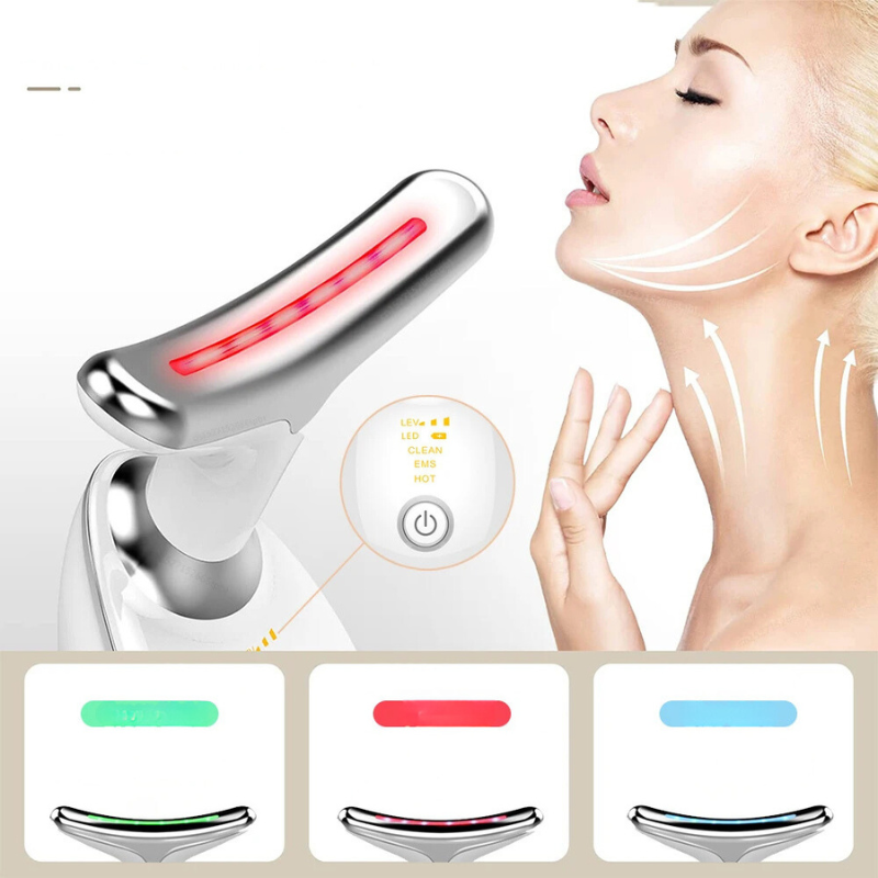 BellaLift - EMS Neck & Face Lifting Massager with Skin Tightening LED Therapy