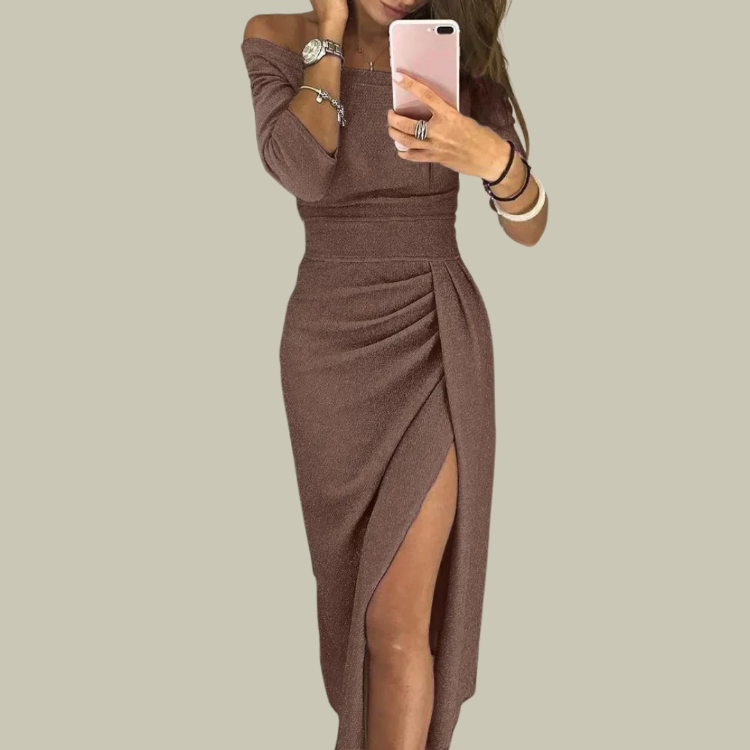 Maya | Women's Off Shoulder Long Dress