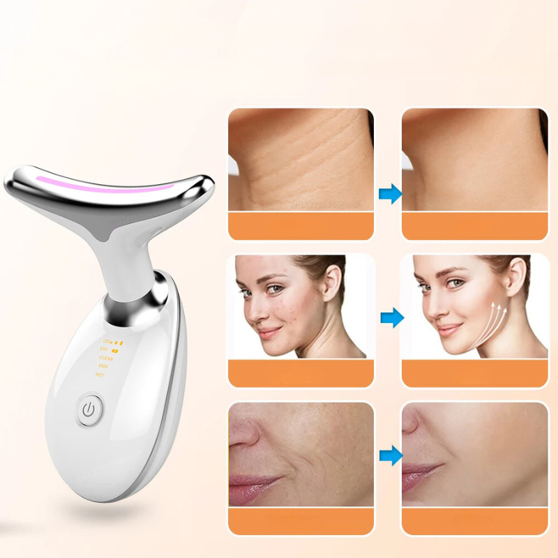 BellaLift - EMS Neck & Face Lifting Massager with Skin Tightening LED Therapy