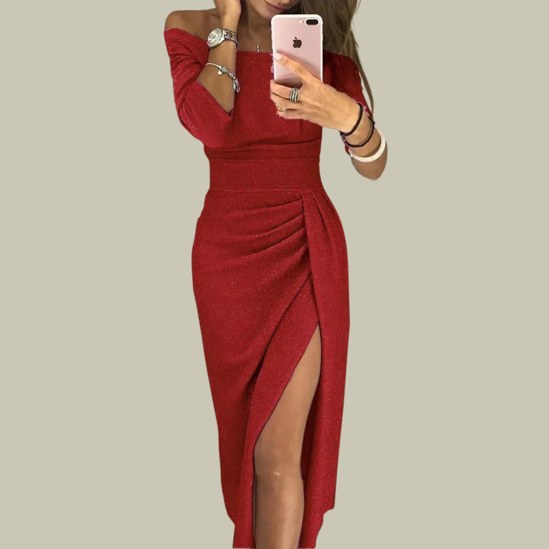 Maya | Women's Off Shoulder Long Dress