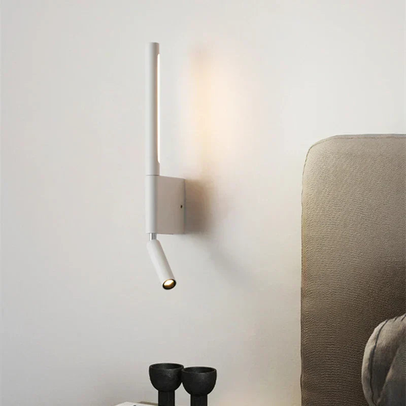 LunaGlow - Cozy LED Wall Lamp for Bedroom Ambiance