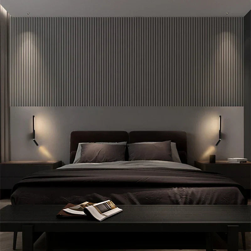 LunaGlow - Cozy LED Wall Lamp for Bedroom Ambiance