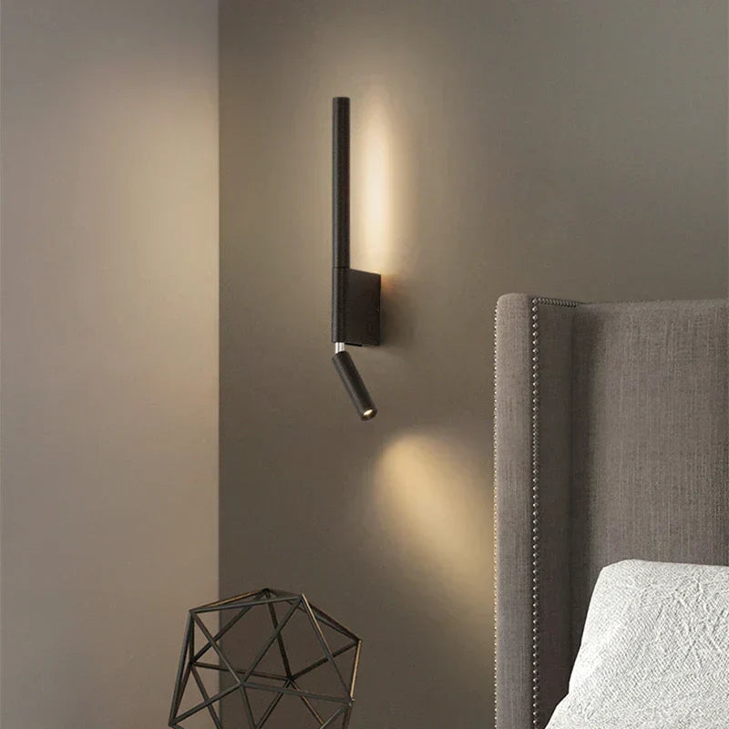 LunaGlow - Cozy LED Wall Lamp for Bedroom Ambiance