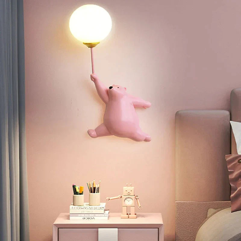 LunaGlow – Kids’ Cartoon Wall Lamp