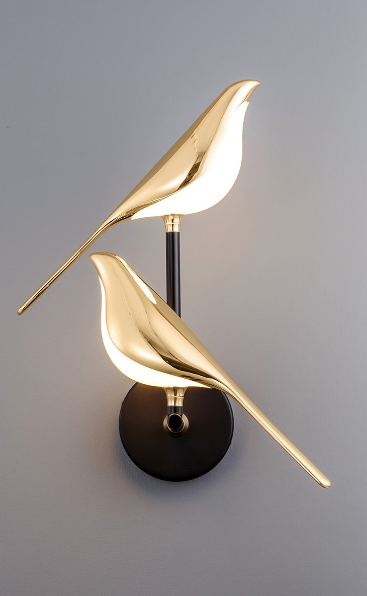 LunaLight – Modern LED Bird Wall Lamp