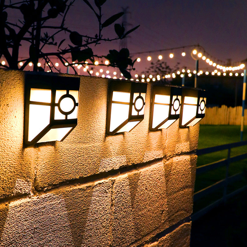 LumiBright – Japanese-Inspired Solar Wall Light for Outdoor Serenity