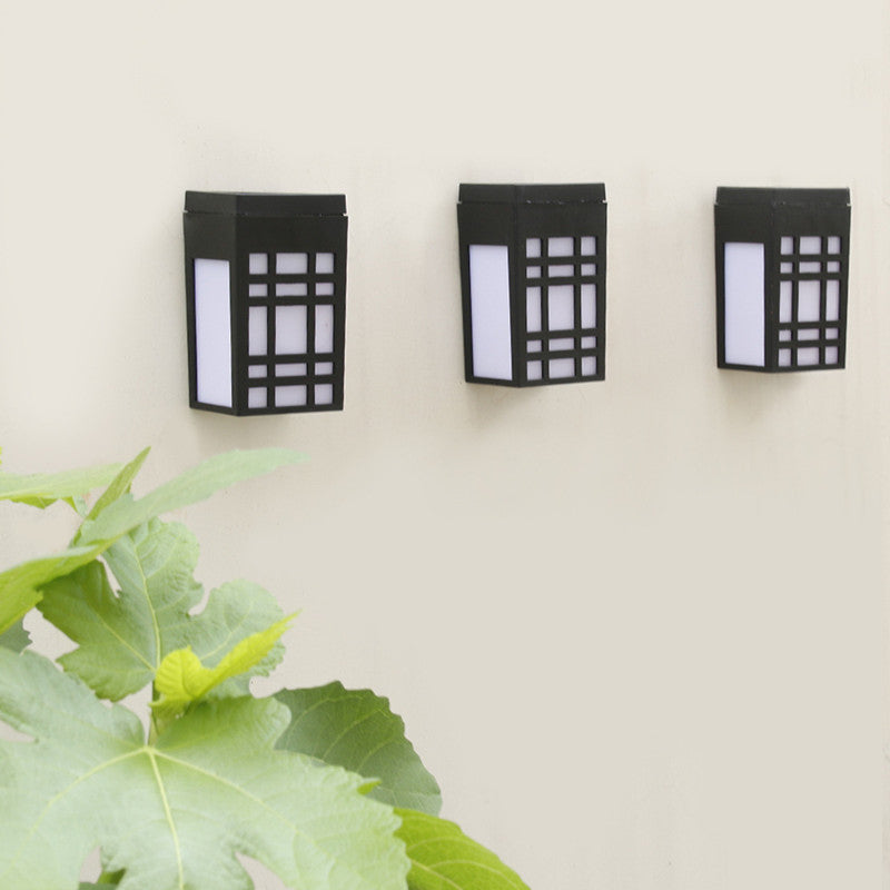 LumiBright – Japanese-Inspired Solar Wall Light for Outdoor Serenity