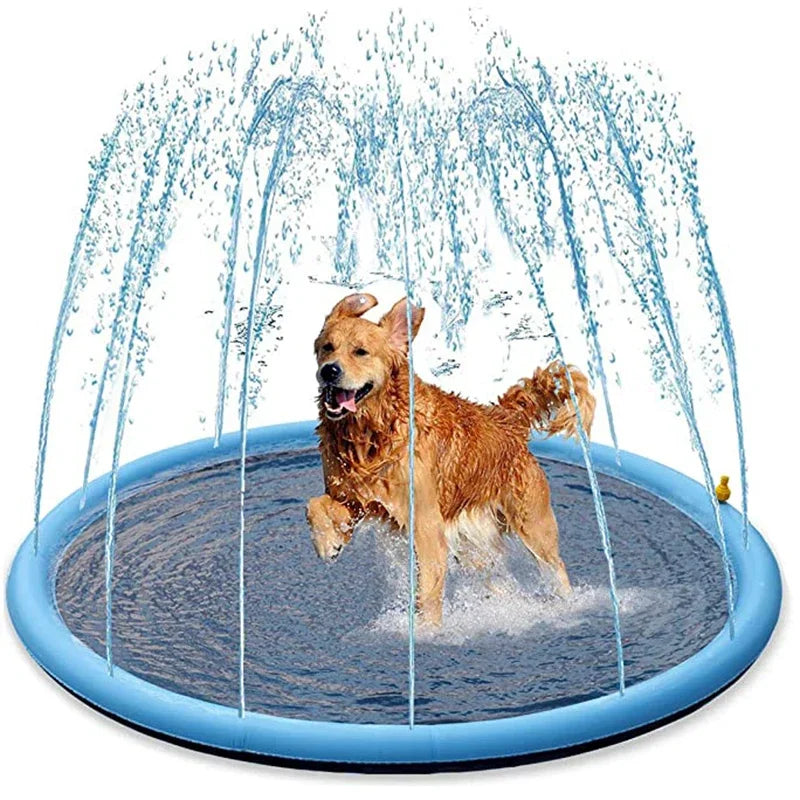 Frolic and Refreshing Pet Splash Pad