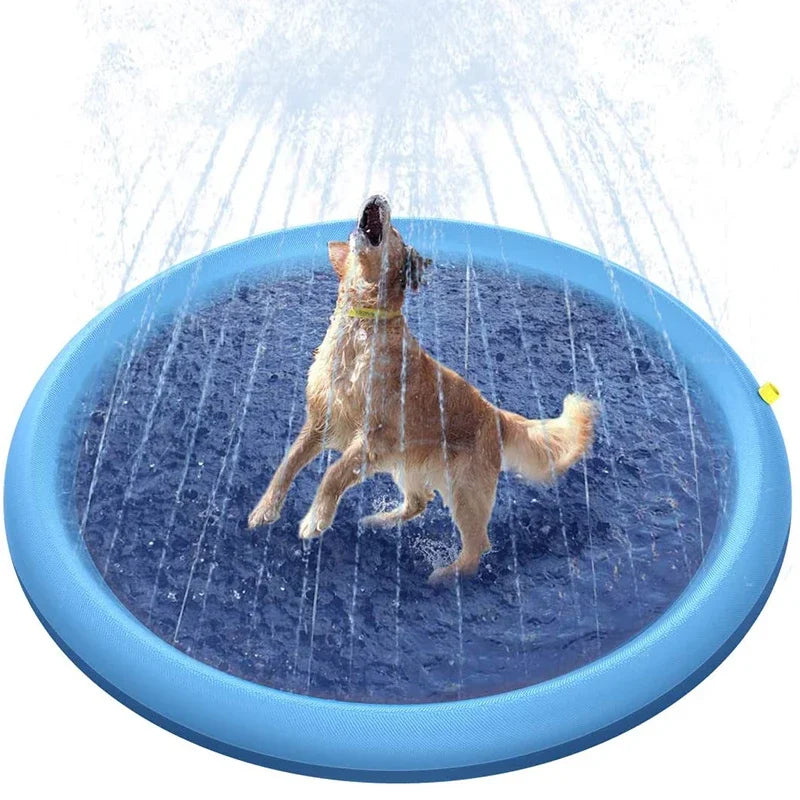 Frolic and Refreshing Pet Splash Pad