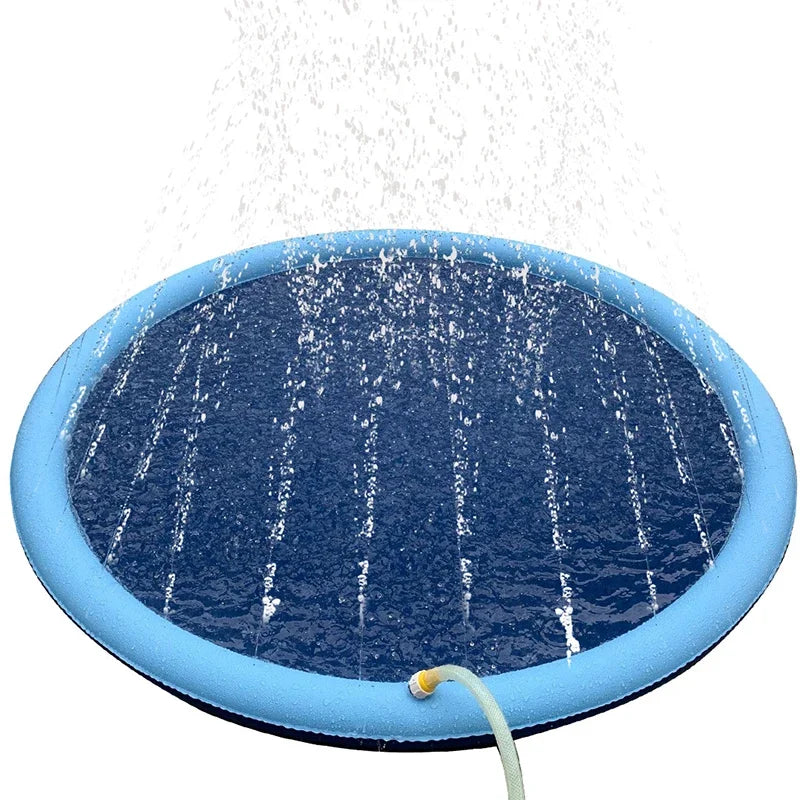 Frolic and Refreshing Pet Splash Pad