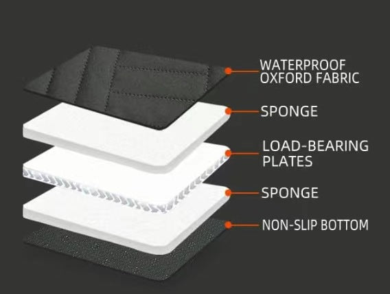 Bailey - Dog Car Seat Cover Premium Hard Bottom