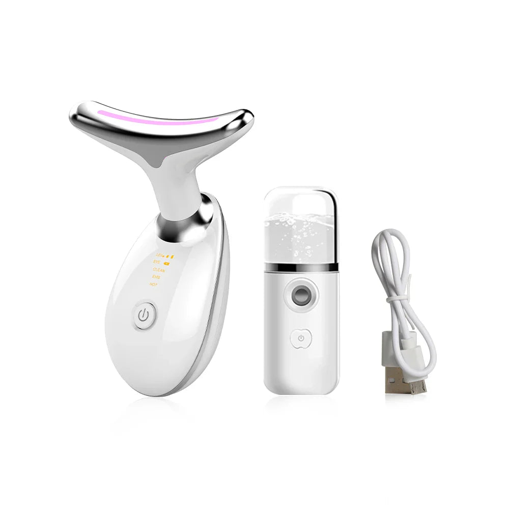 BellaLift - EMS Neck & Face Lifting Massager with Skin Tightening LED Therapy
