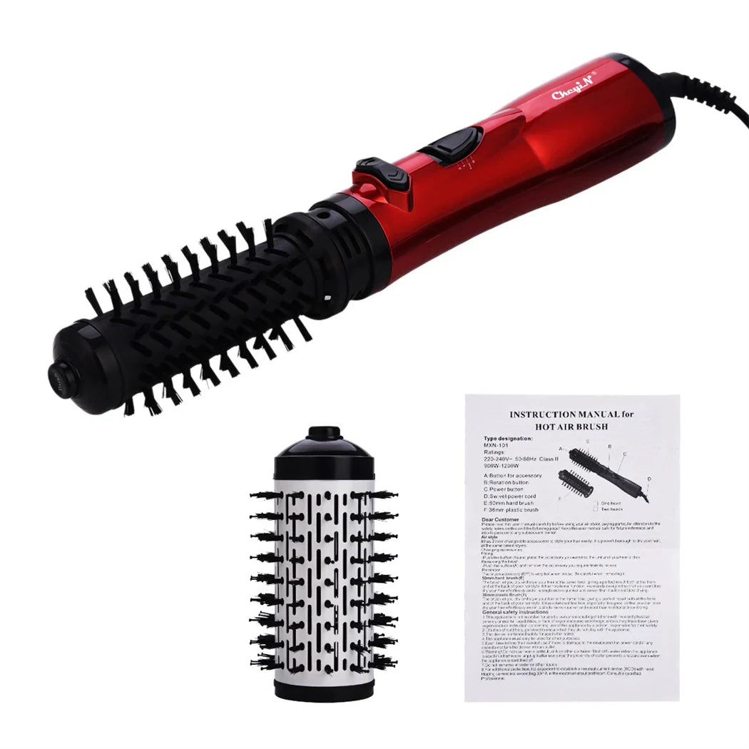 BellaGlo - Auto-Rotating Ionic Round Brush & Hair Styler