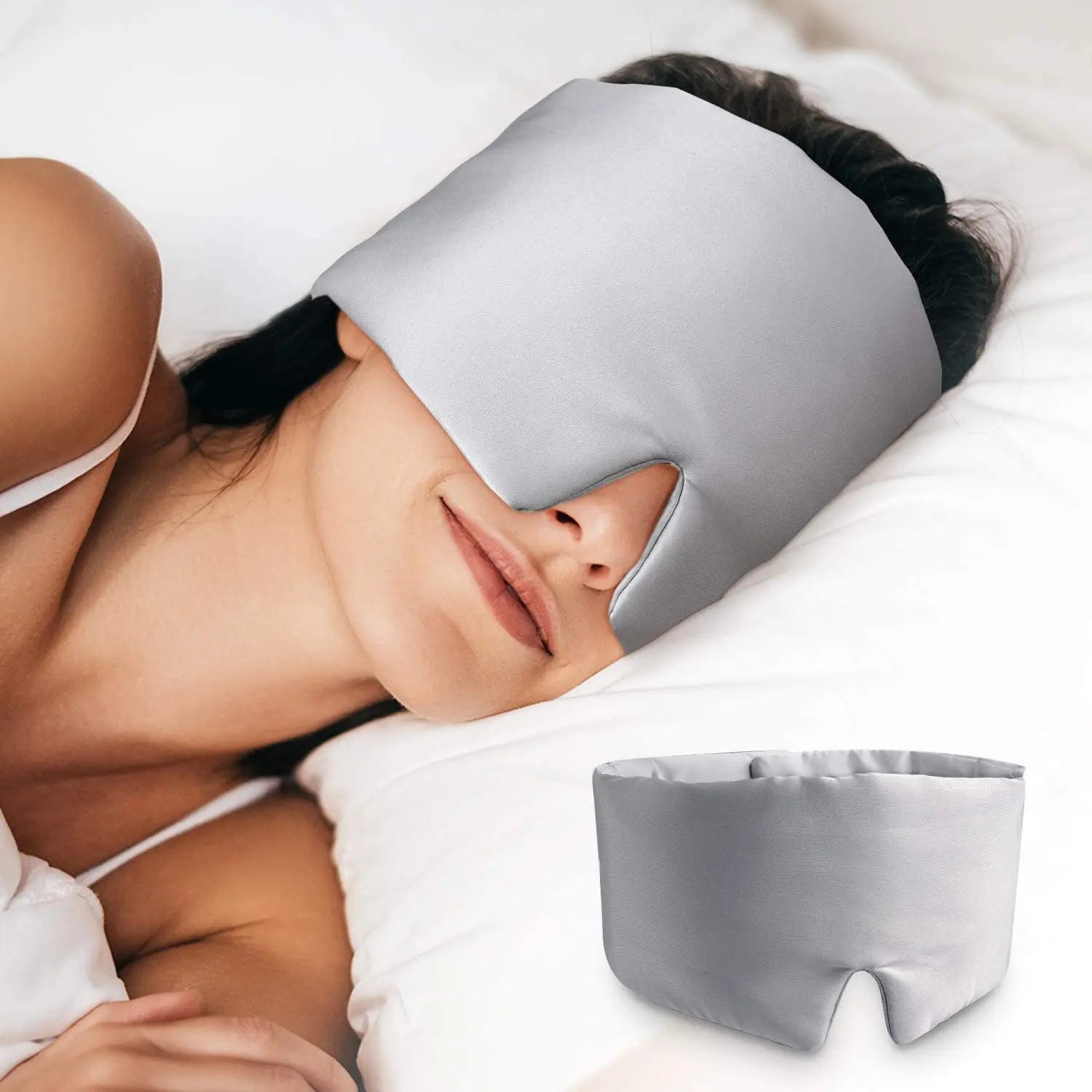 DreamSilk - Premium Mulberry Silk Sleeping Mask for Travel and Comfort