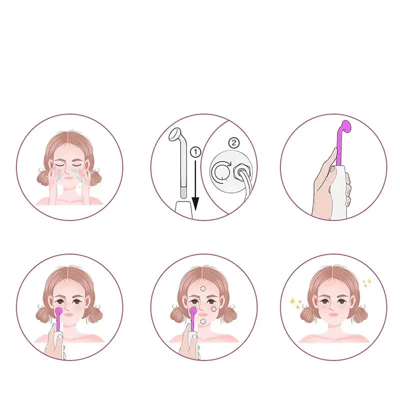 BellaGlow - High-Frequency Skin & Eye Care Wand with Ozone Technology