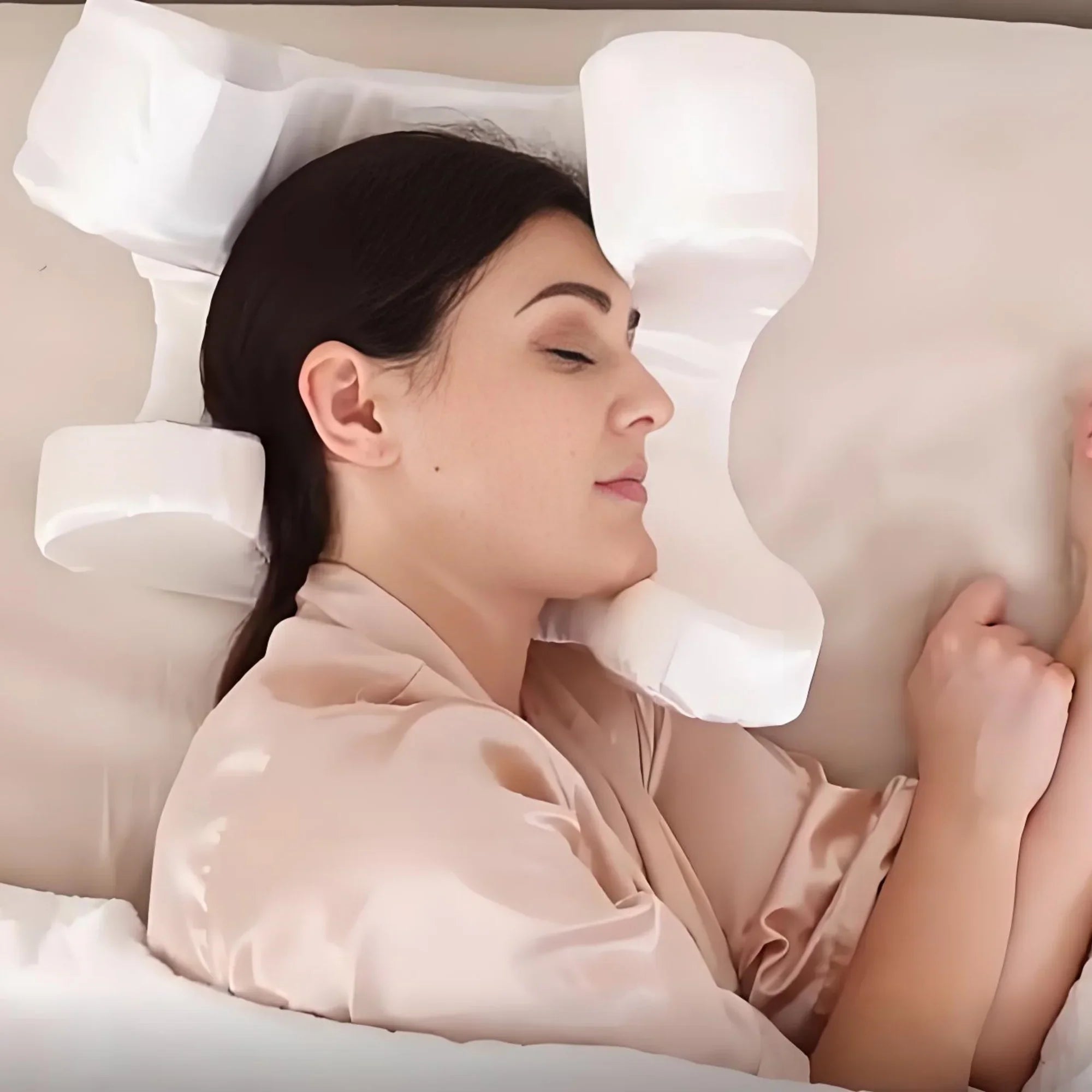 LilyCloud - Memory Foam Pillow for Wrinkle Prevention and Ultimate Comfort