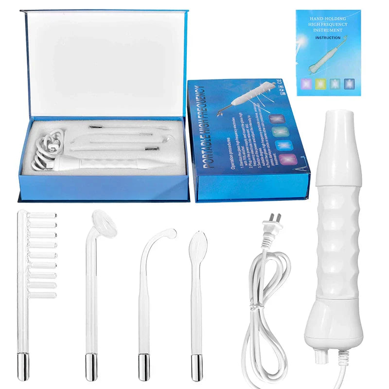 BellaGlow - High-Frequency Electrode Wand for Skin Tightening & Wrinkle Removal