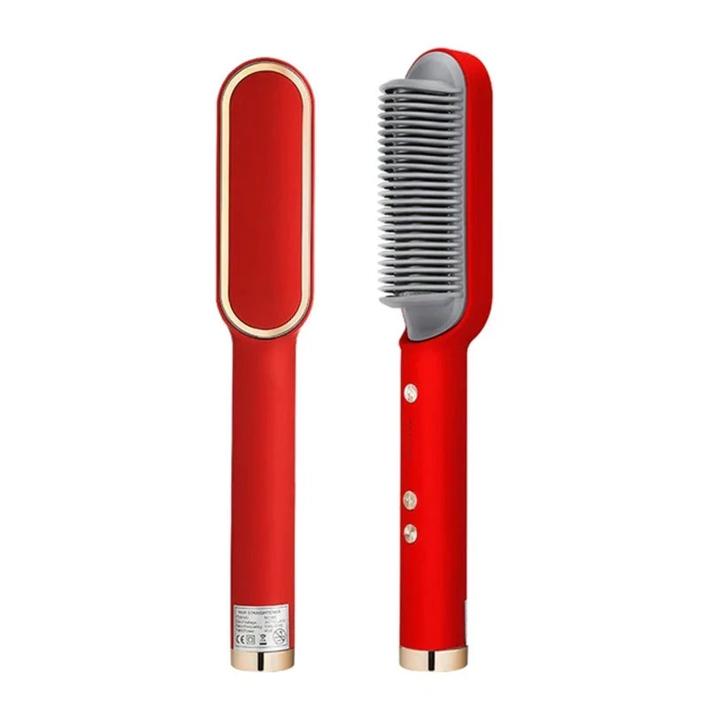 MaxWave - 2-in-1 Straightening & Curling Brush