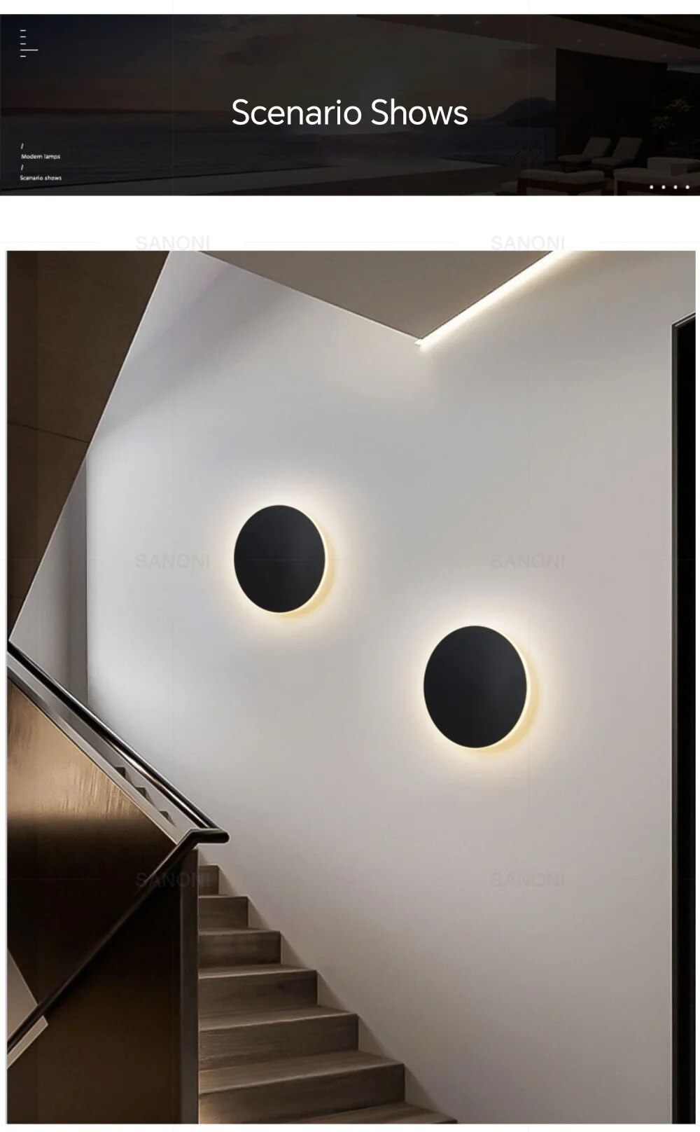 BellaGlow – Circular LED Wall Light