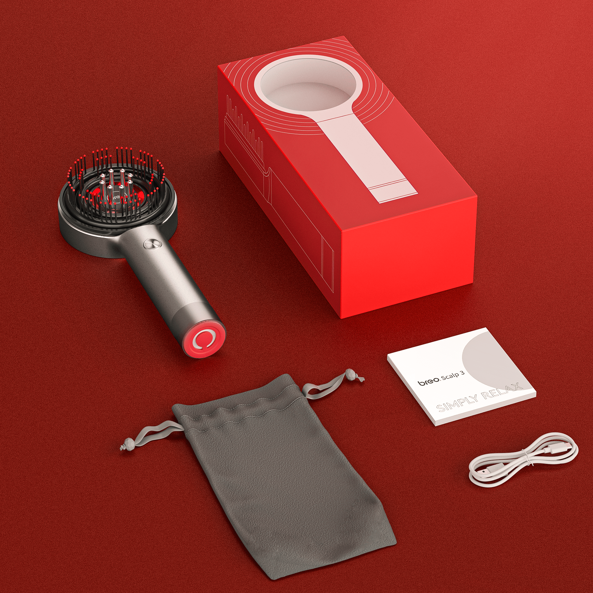 MiaMassage - Relaxing Scalp Massaging Brush