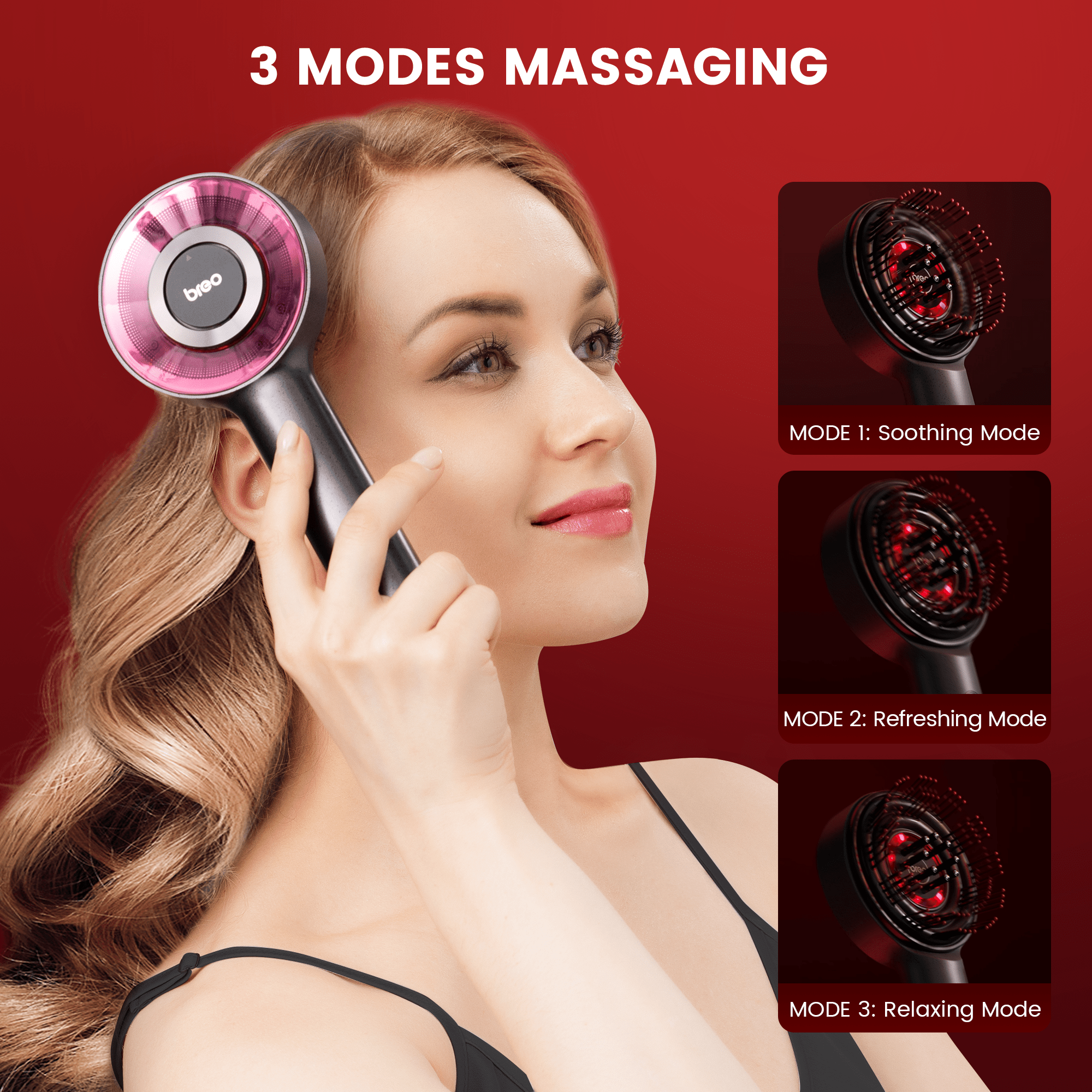 MiaMassage - Relaxing Scalp Massaging Brush