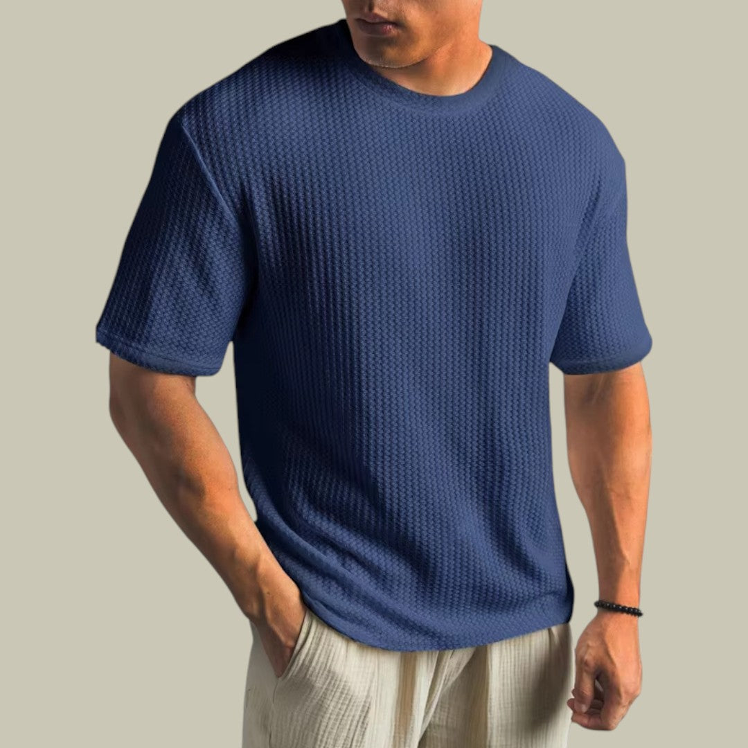 Jolaro | Men's Casual Waffle Shirt