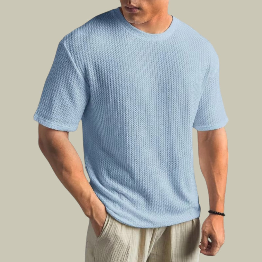 Jolaro | Men's Casual Waffle Shirt