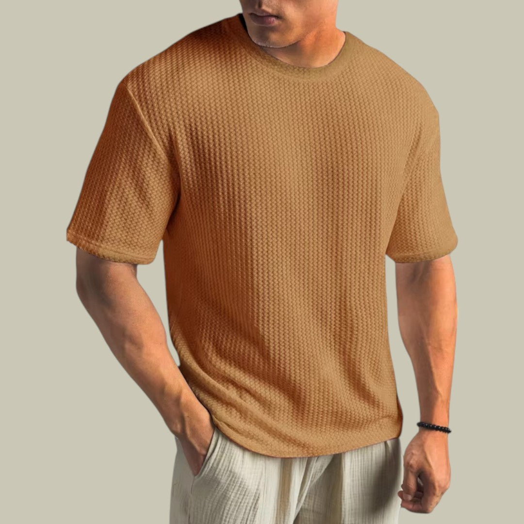 Jolaro | Men's Casual Waffle Shirt