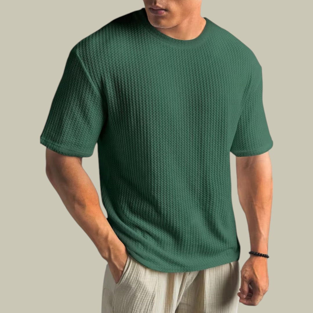Jolaro | Men's Casual Waffle Shirt