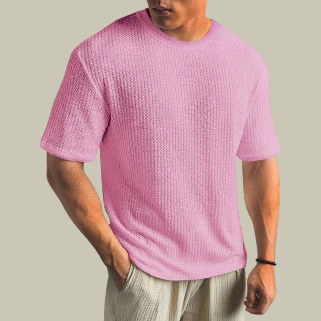 Jolaro | Men's Casual Waffle Shirt