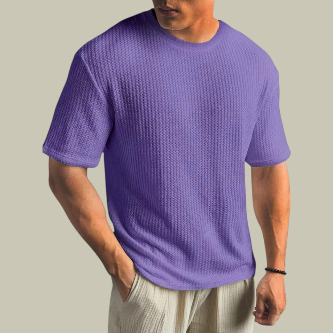 Jolaro | Men's Casual Waffle Shirt