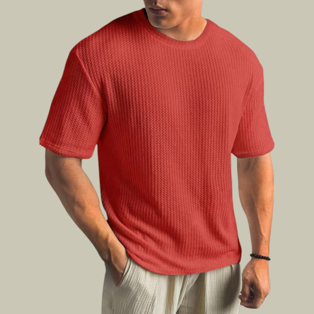 Jolaro | Men's Casual Waffle Shirt