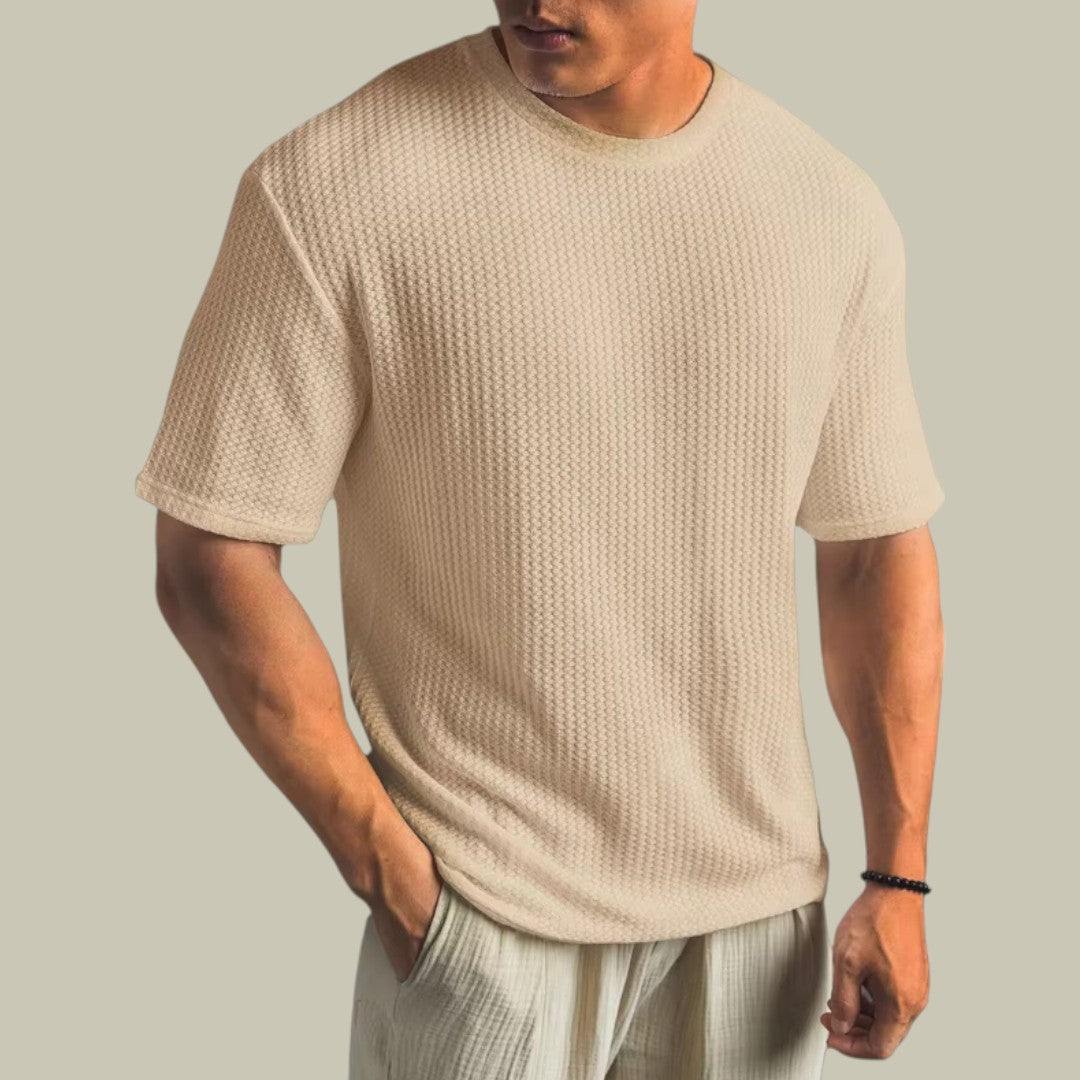 Jolaro | Men's Casual Waffle Shirt