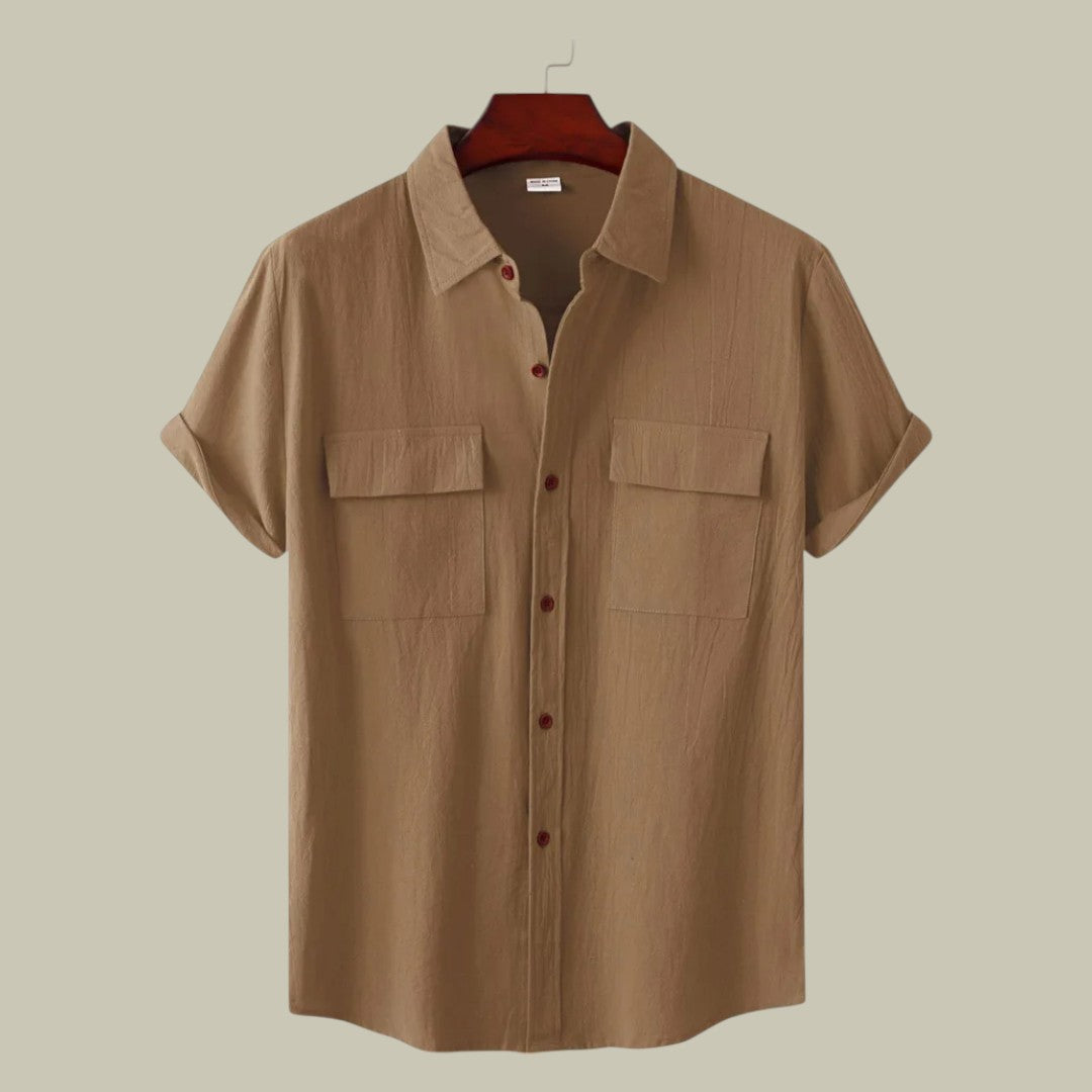 Rocco | Men's Linen Short-Sleeved Shirt