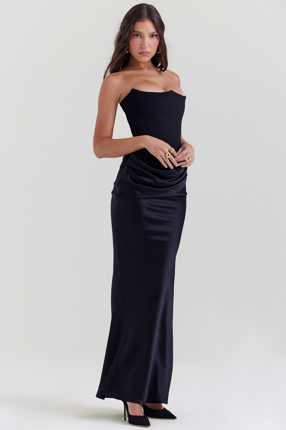 Lunara | Strapless Corset Dress