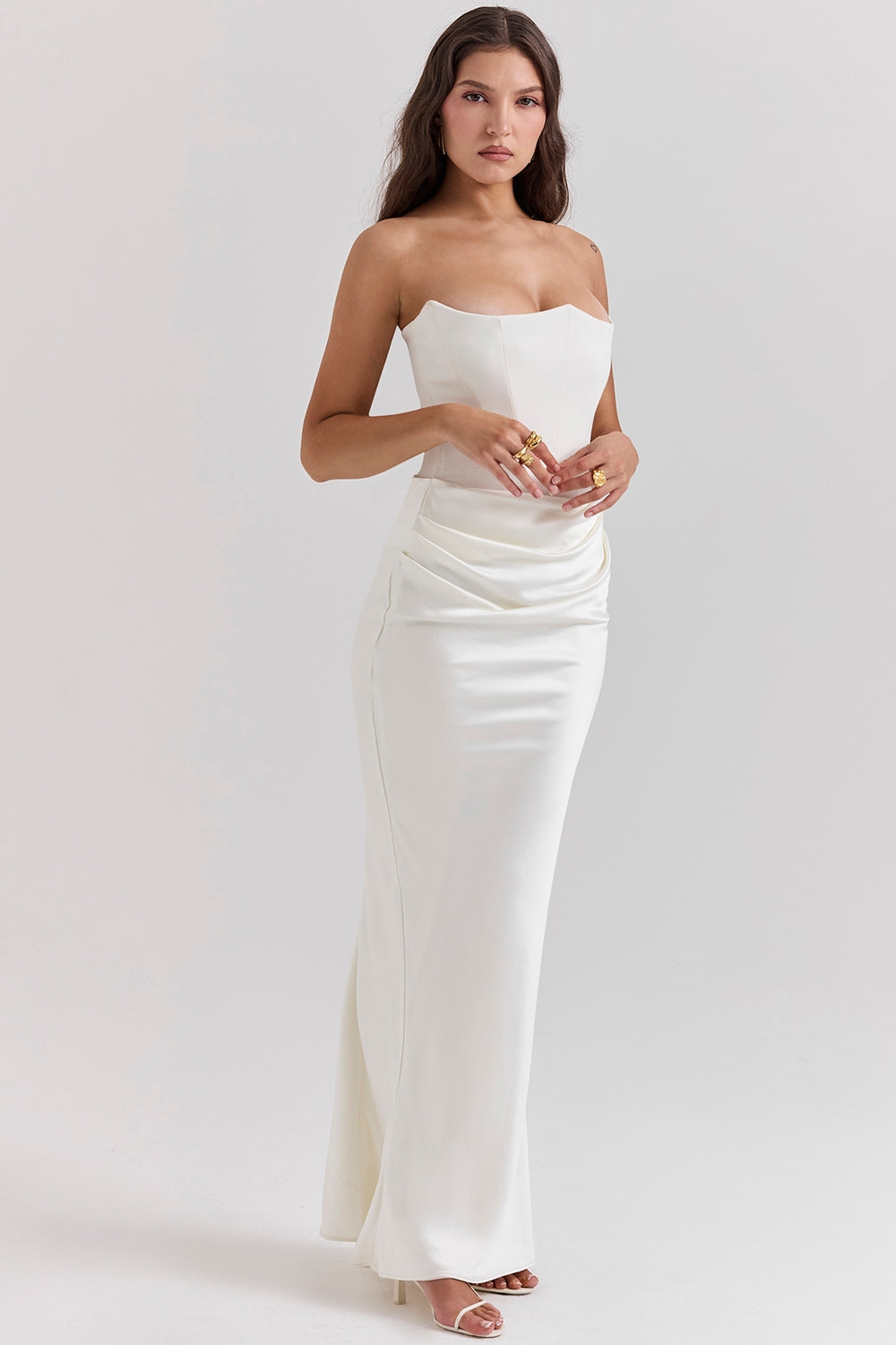 Lunara | Strapless Corset Dress