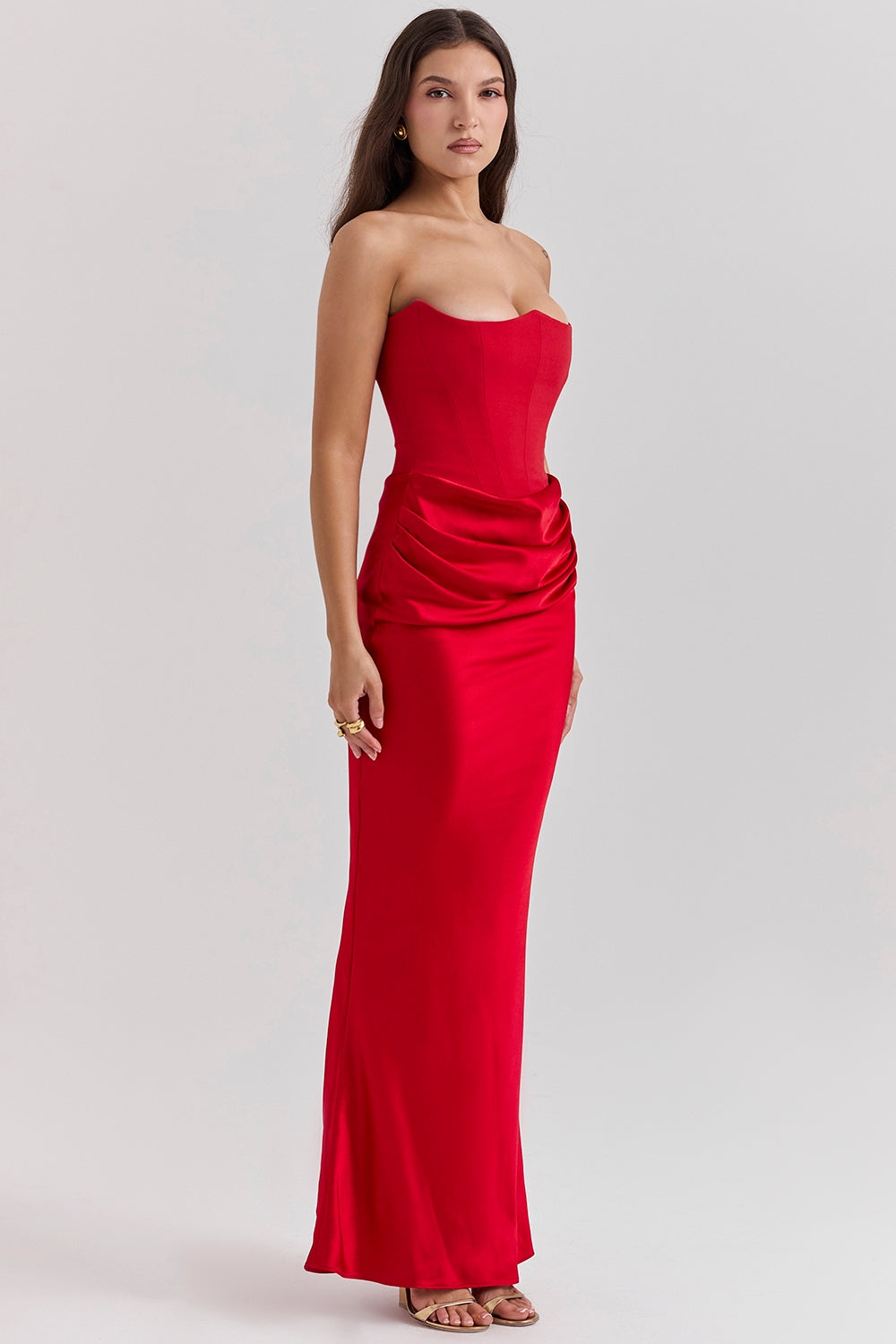 Lunara | Strapless Corset Dress