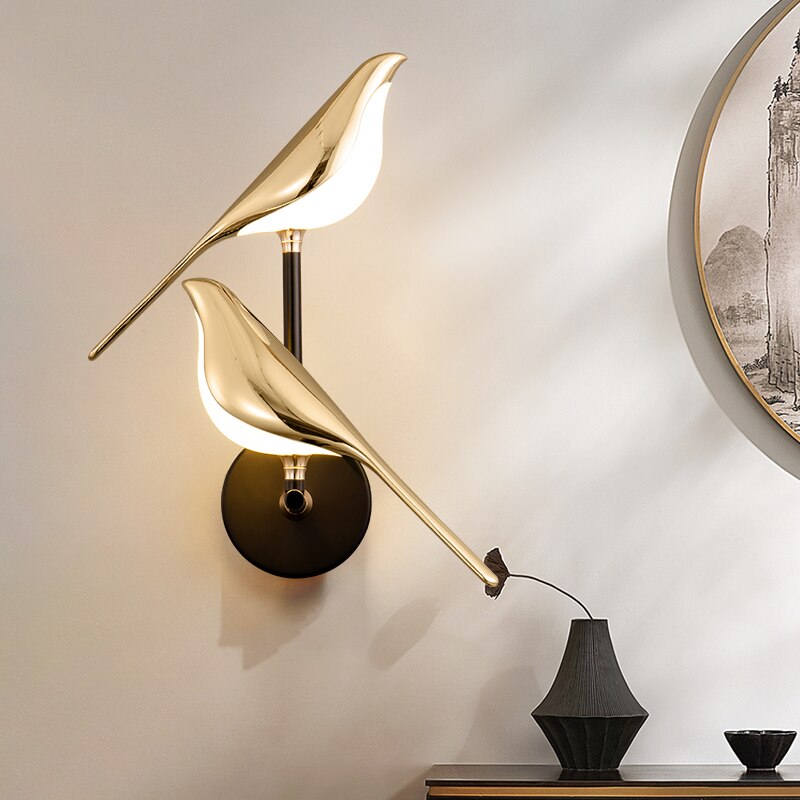 LunaLight – Modern LED Bird Wall Lamp
