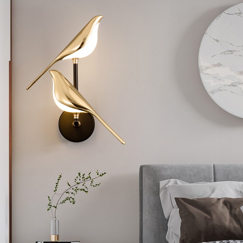 LunaLight – Modern LED Bird Wall Lamp