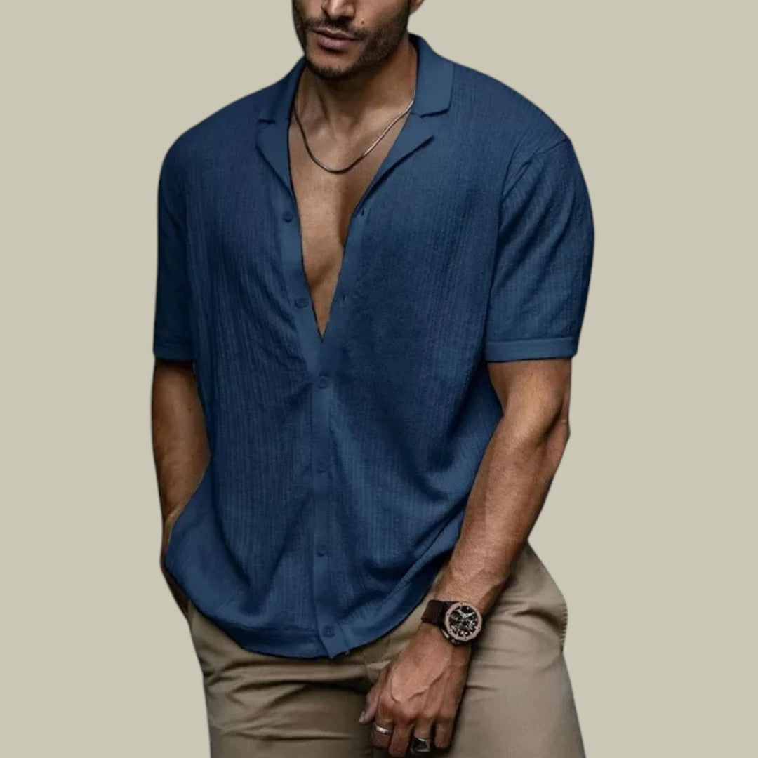 Blair | Men's Casual Button Down Linen Shirt