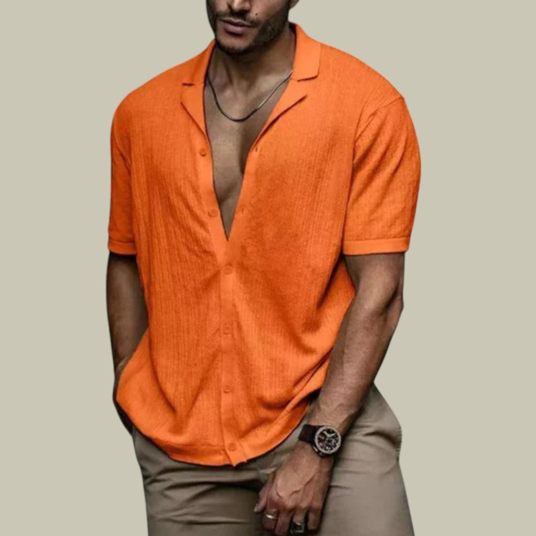 Blair | Men's Casual Button Down Linen Shirt