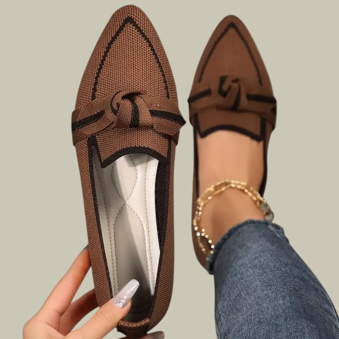Grovyn | Women's Elegant Knitted Slip-On Sandals