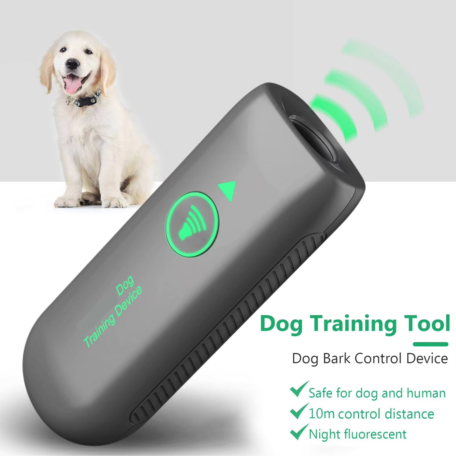 Handheld Ultrasonic Dog Bark Control and Training Gadget