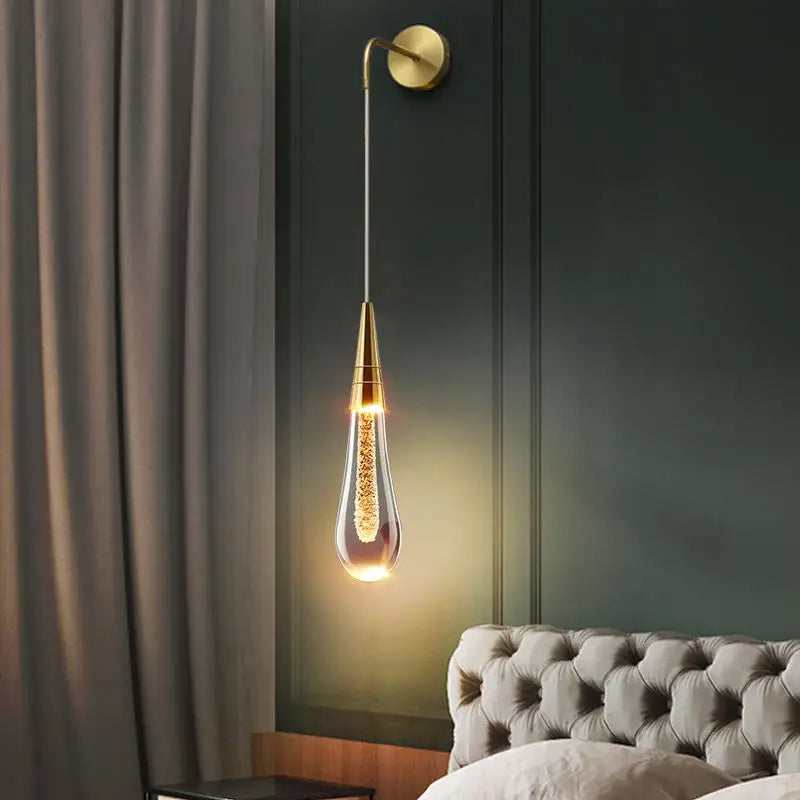 BellaBeam – Chic Water-Drop LED Wall Lamp